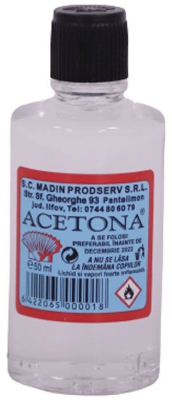 GERTA DIZOLVANT ACETONA STICLA, 1 BUC, 50 ML