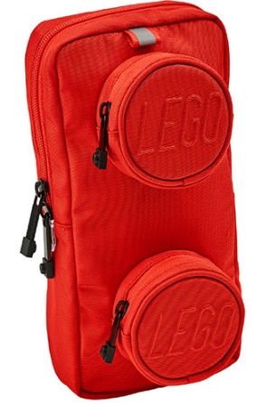 Sling bag 1x2 LEGO rosu 20207-0021