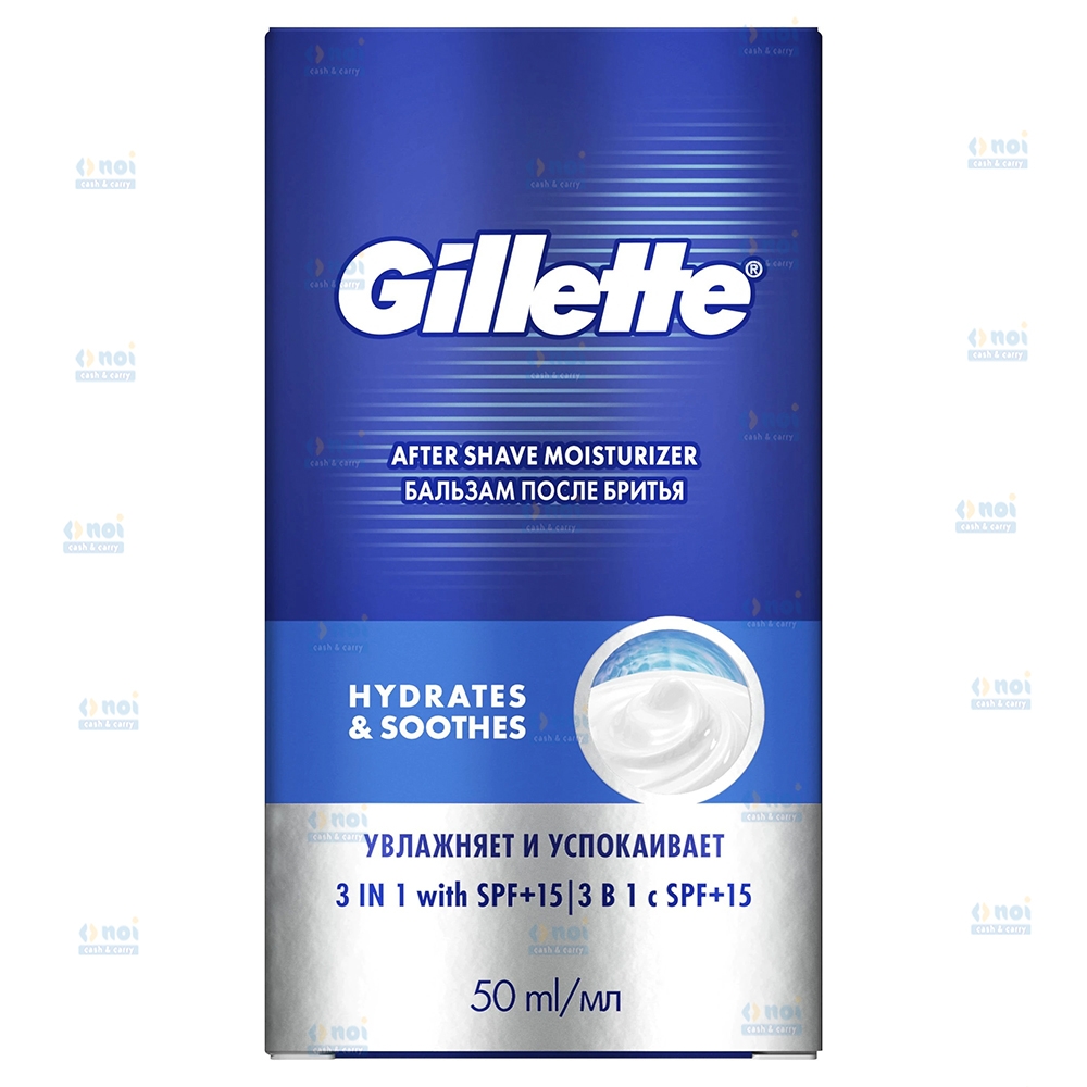 GILLETTE 3IN1 ASH. BALSAM HYDRATES&SOOTHES VOIAJ 50ML