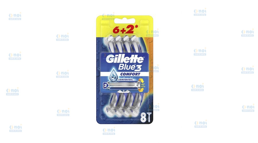 GILLETTE BLUE3 COMFORT APARAT DE RAS 6+2BUC