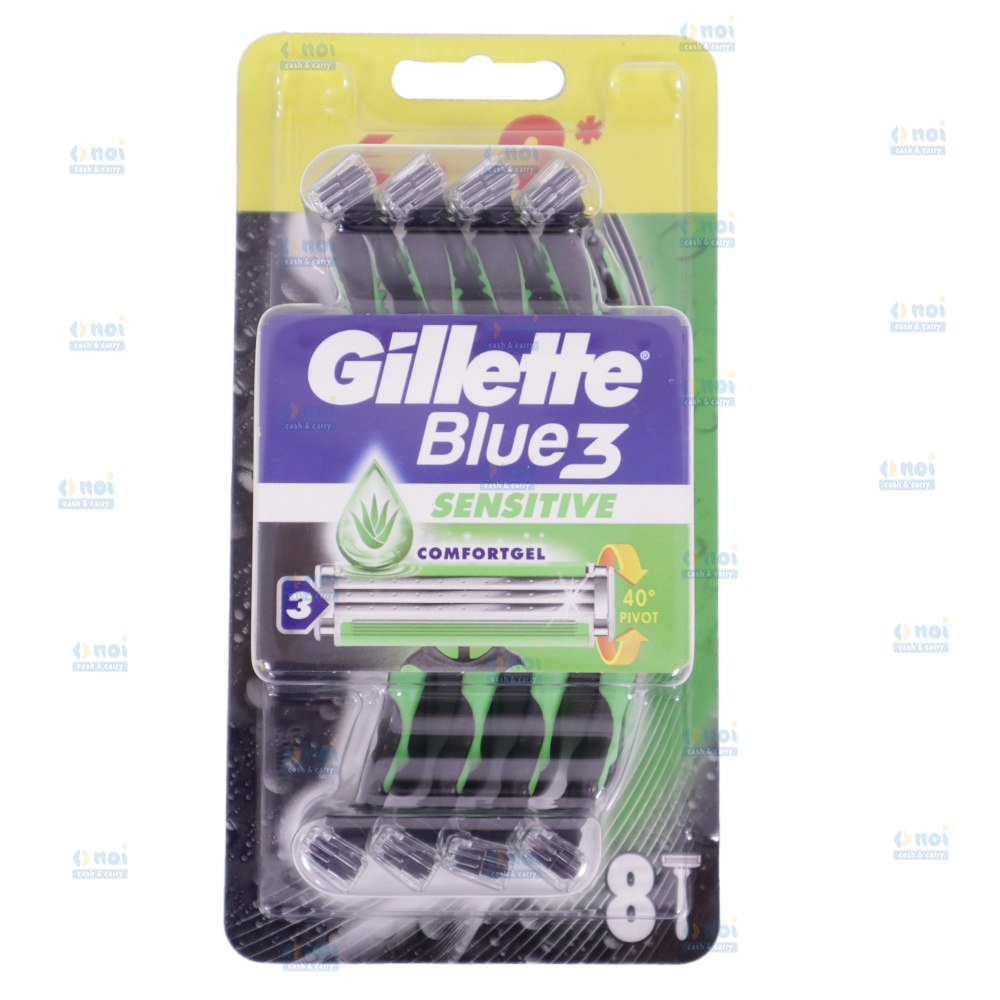 GILLETTE BLUE3 SENSITIVE APARAT DE RAS 6+2BUC