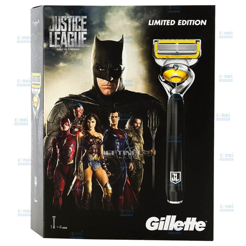 GILLETTE FUSION APARAT RAS+4REZERVE JUSTICE LEAGUE SET CADOU