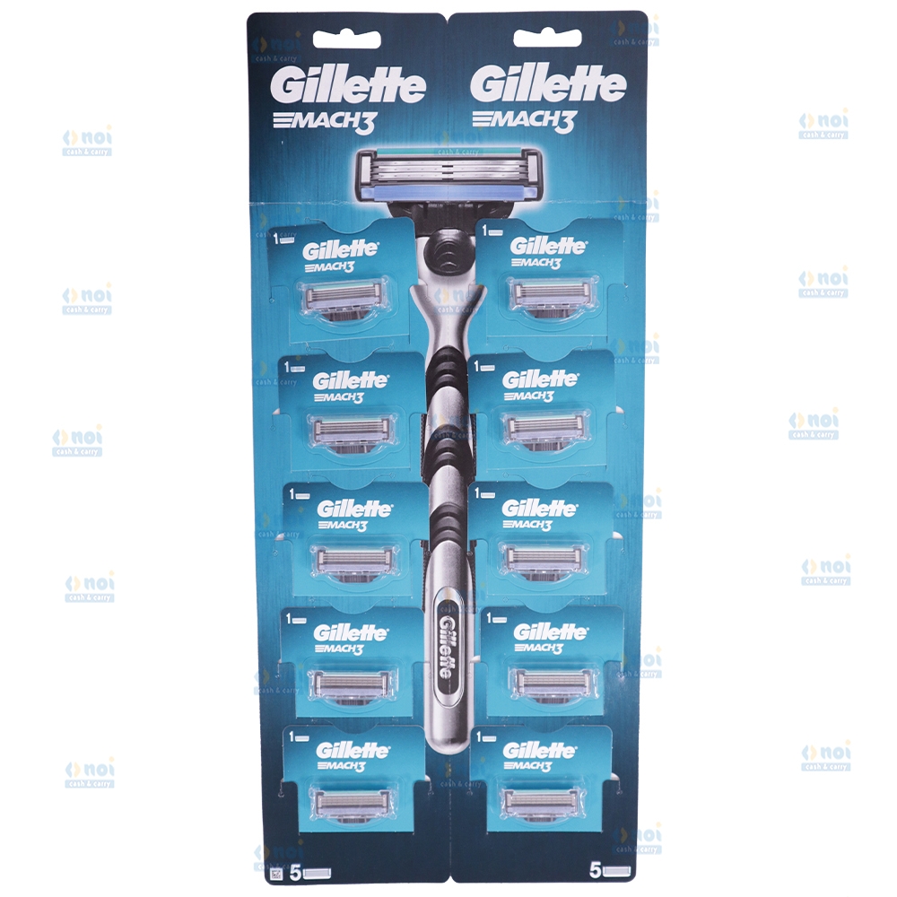 GILLETTE MACH3 REZERVA APARAT RAS 3LAME FOLIE 10BUC/SET