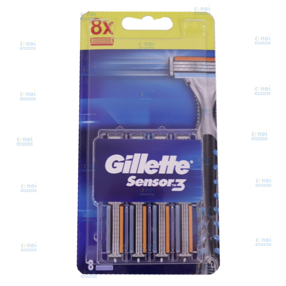 GILLETTE SENSOR3 3LAME 8REZERVE