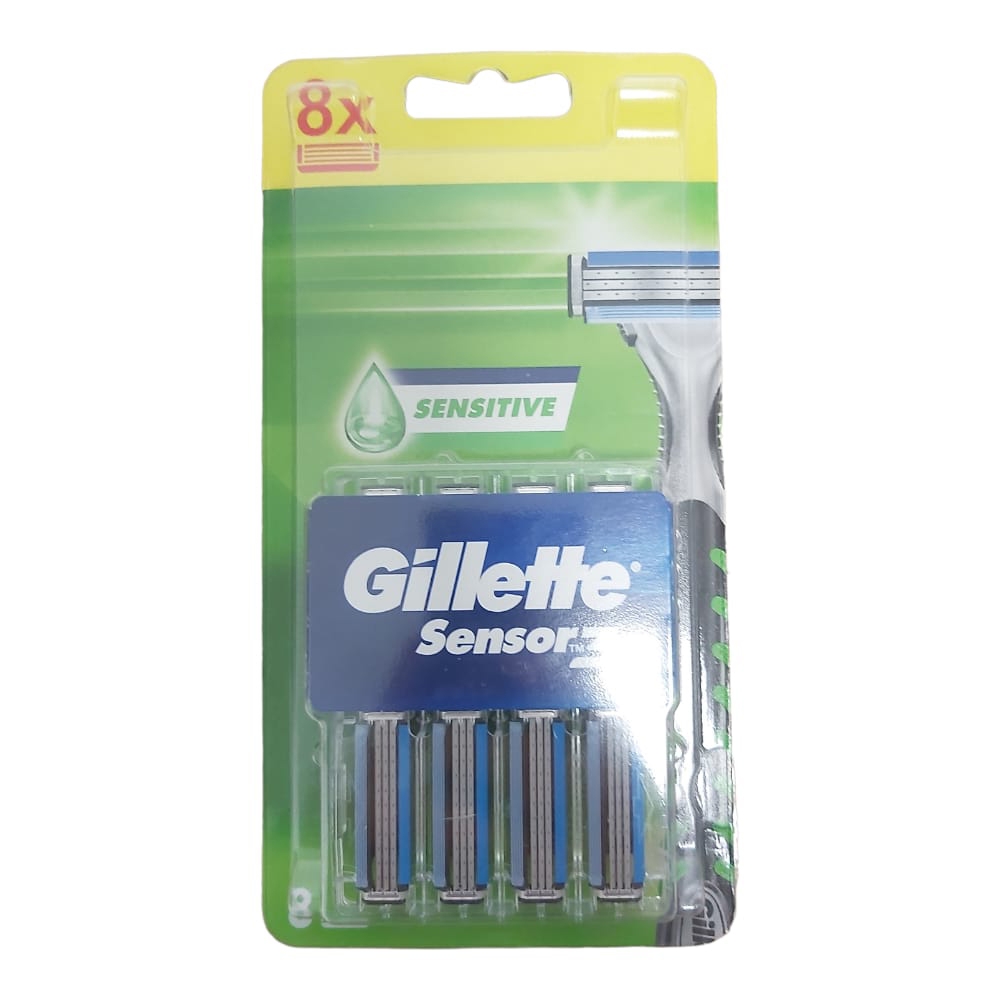 GILLETTE SENSOR3 SENSITIVE 3LAME 8REZERVE