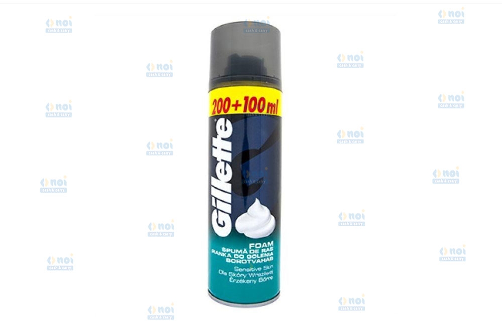 GILLETTE SPUMA RAS SENSITIVE 300ML