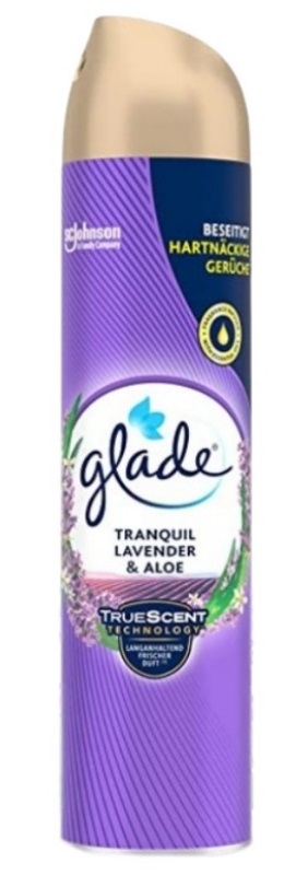 Odorizant de camera Glade Spray Lavanda si Aloe, 300 ml