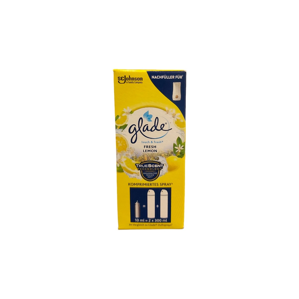 GLADE ODORIZANT CAMERA REZERVA TOUCH&FRESH FRESH LEMON 10ML