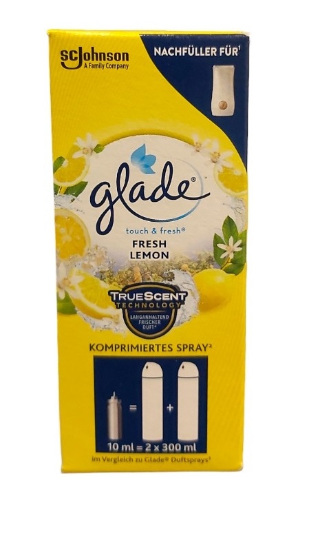 GLADE ODORIZANT CAMERA REZERVA TOUCH&FRESH FRESH LEMON 10ML
