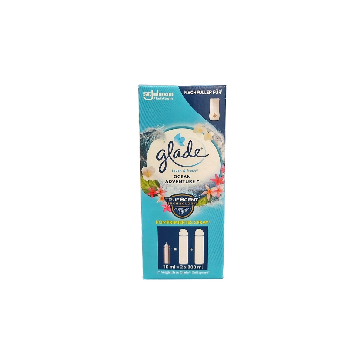 GLADE ODORIZANT CAMERA REZERVA TOUCH&FRESH OCEAN ADVENTURE 10ML