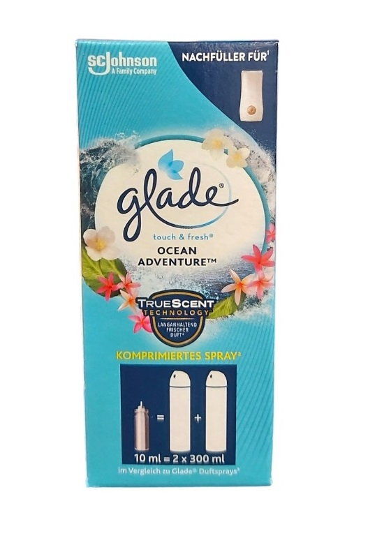GLADE ODORIZANT CAMERA REZERVA TOUCH&FRESH OCEAN ADVENTURE 10ML