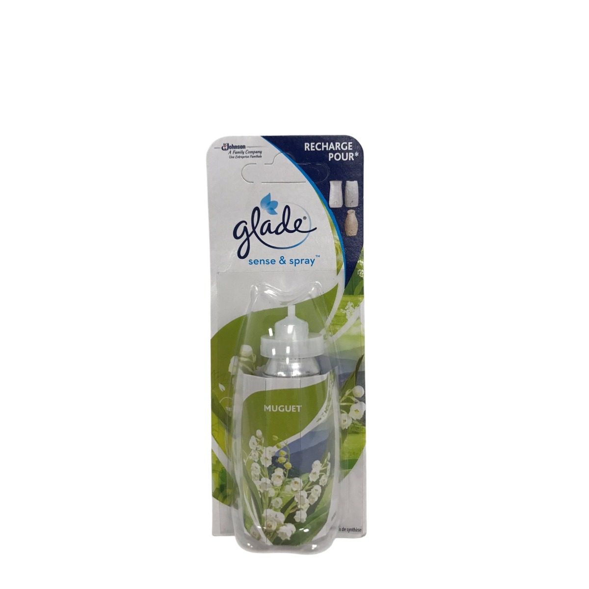 GLADE SENSE&SPRAY ODORIZANT CAMERA REZERVA REFILL MUGUET 18ML