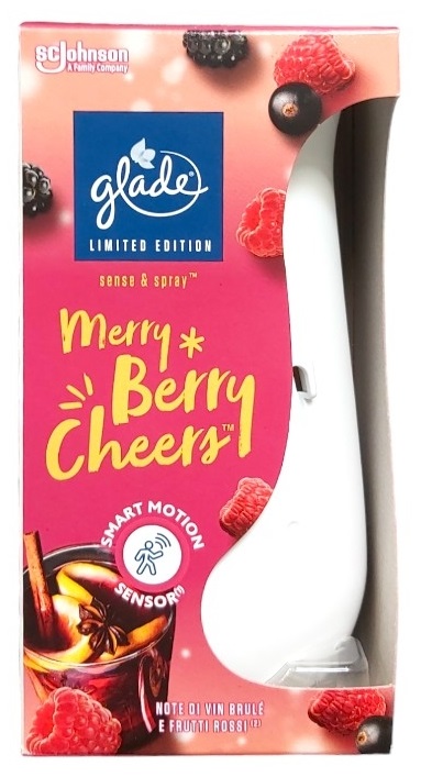 GLADE SENSE&SPRAY ODORIZANT CAMERA AP+REZ. MERRY BERRY CHERRS 18ML