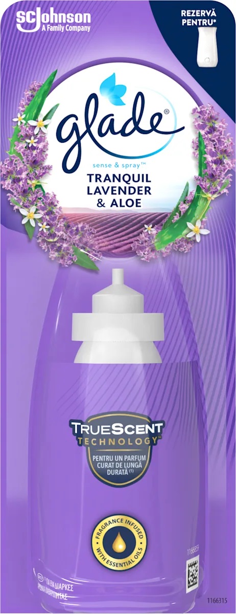 Glade Rezerva odorizant de camera microspray Glade Sense & Spray Lavanda, 18 ml
