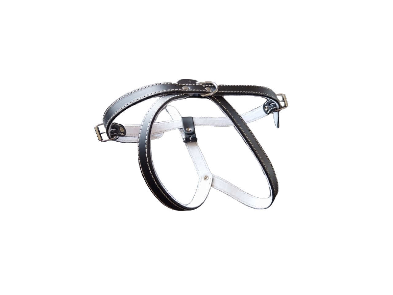 Exotic-K Ham L6 Piele Captusit 63-83 cm/25 mm Negru