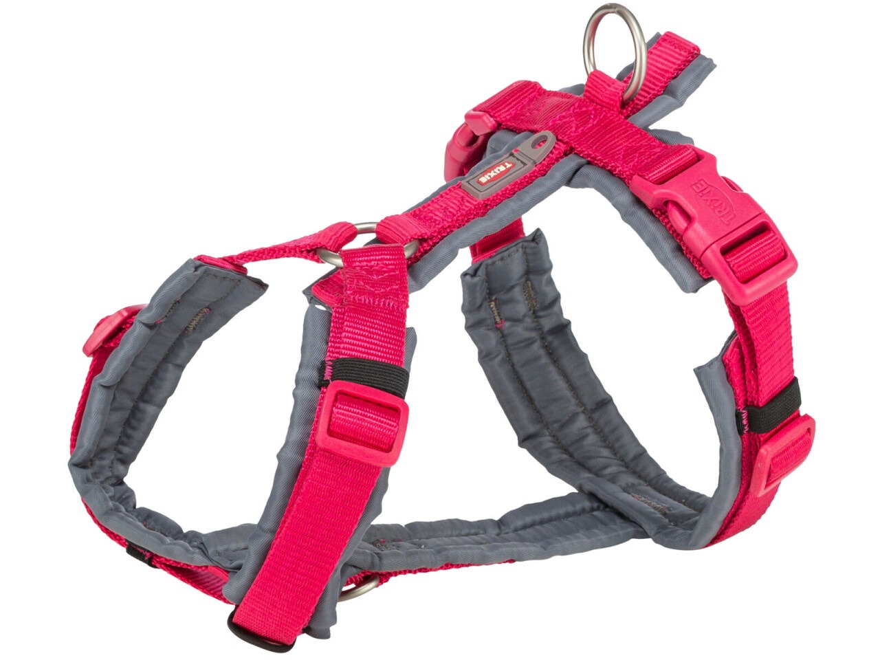 Trixie Ham Premium Trekking, S-M: 44-53 cm/20 mm, Fucsia/Gri Grafit, 1997111
