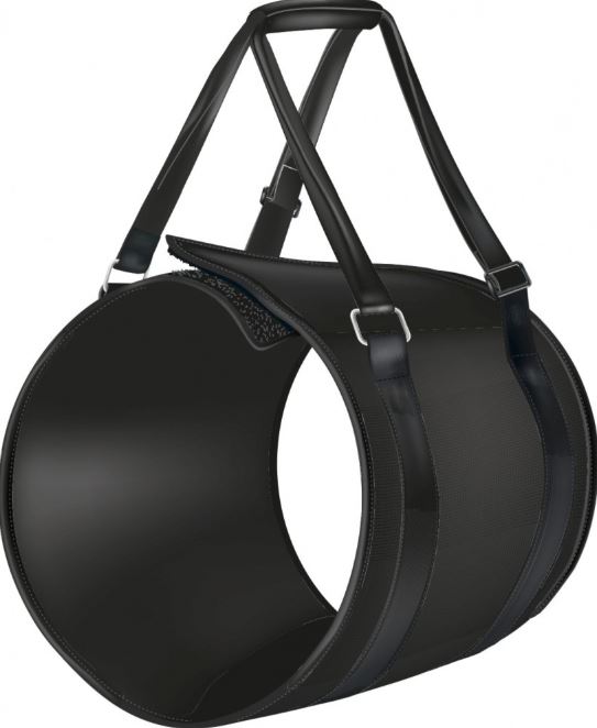 Ham Reabilitare Pentru Caini, M: 60-65 cm, Pana la 25 kg, Negru, 19401