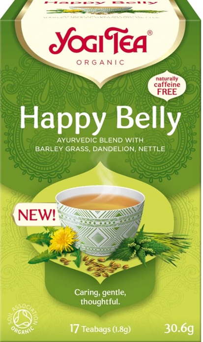 Ceai bio Happy Belly, 17 pliculete a 1,8g / 30,6 Yogi Tea