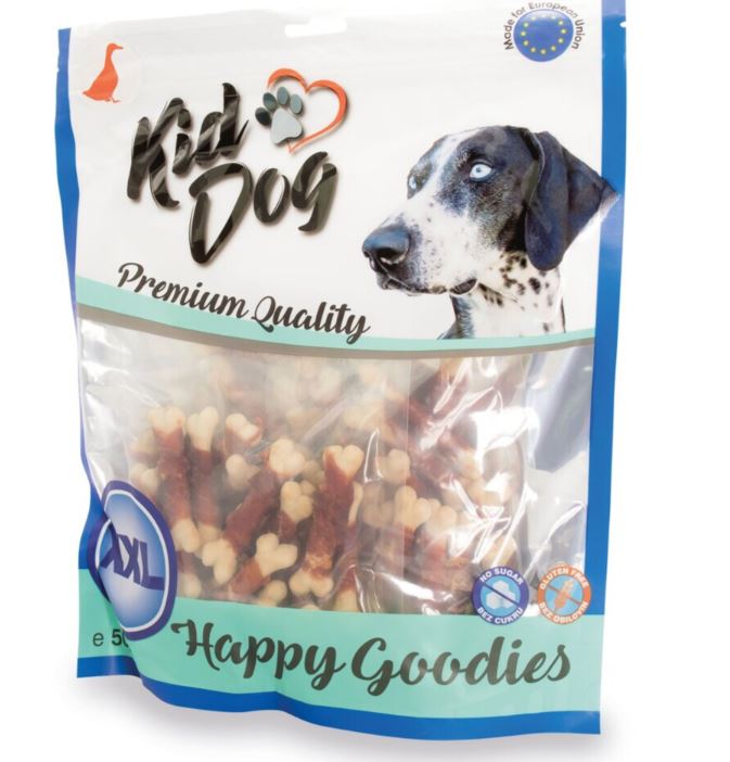 Recompense Pentru Caini, Oase De Calciu Cu Piept De Rata, 500 g, A04618