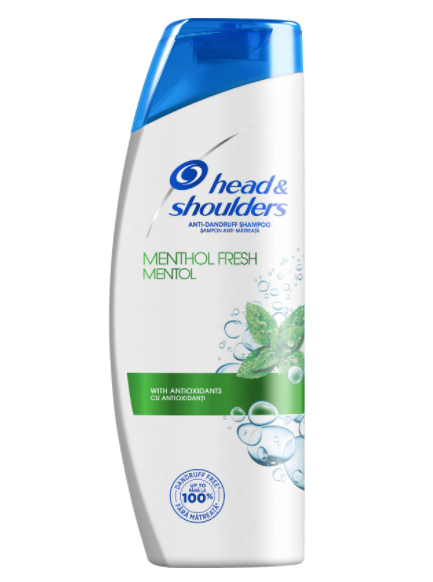 Sampon menthol anti-dandruff, 360 ml, Head & Shoulders