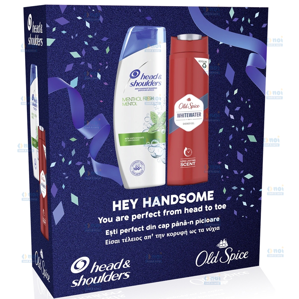 HEAD&SHOULDERS SAMPON675+OLD SPICE GEL DUS400 SET CADOU SET 1+1