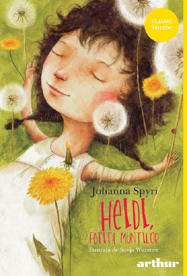 Heidi fetita muntilor. Paperback. Classic Yellow - Johanna Spyri
