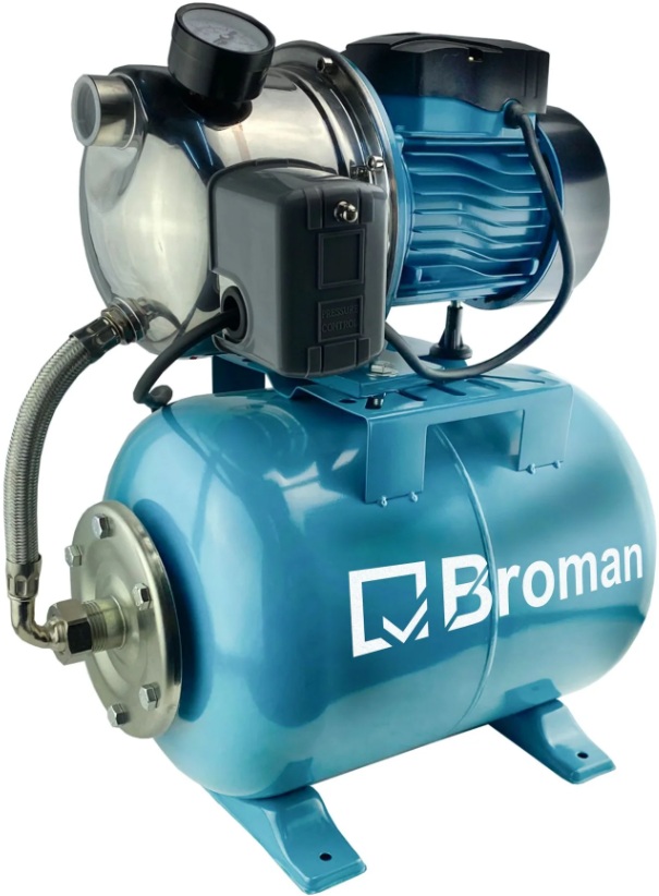 Hidrofor complet Broman AutoJet 100S, 1800W, rezervor 24L, 3600 L/h