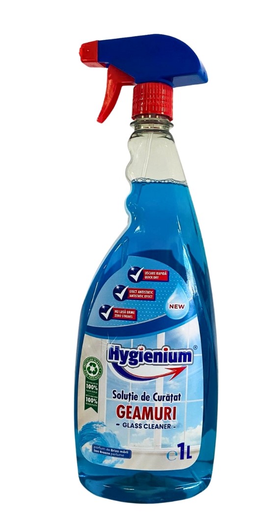 Solutie de curatat geamuri Briza Marii, 1 L, Hygienium