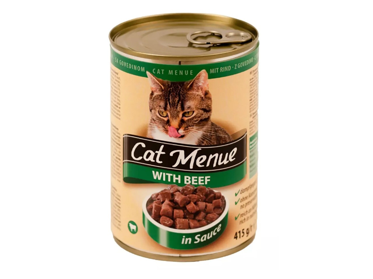Cat menu Hrana Umeda Pentru Pisici, Cat Menu Adult, Cu Vita, 415 g