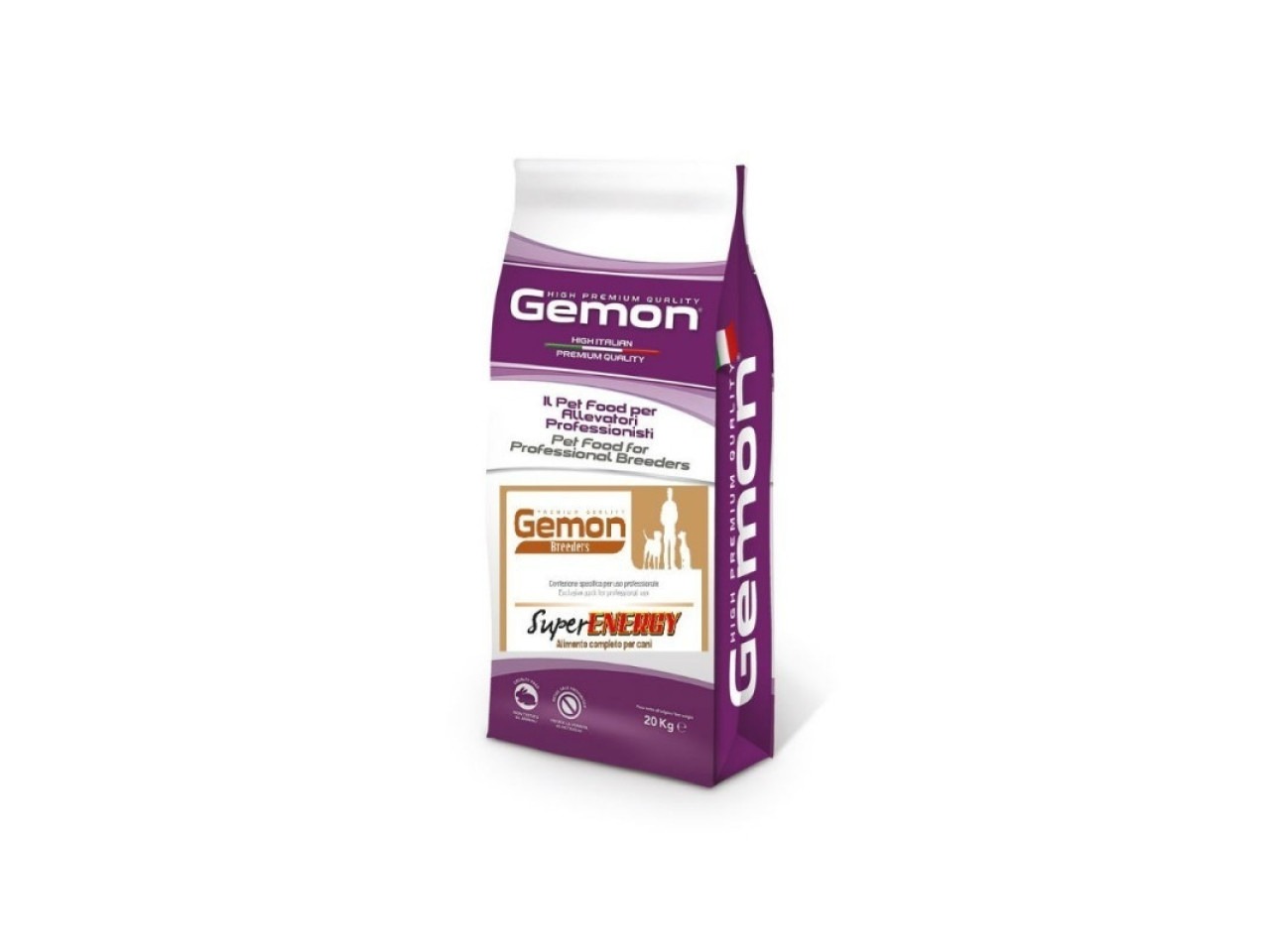 Monge Hrana Uscata Pentru Caini, Gemon Super Energy All Breeds, Adult, Cu Pui, 20 kg