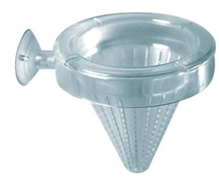 Hranitor Din Plastic Pentru Pesti, Transparent, 7x7 cm, A117