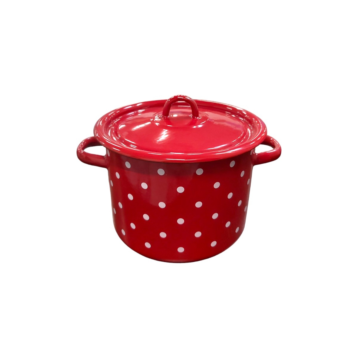 IDILIA OALA EMAILATA CU CAPAC ROSU CU BULINE 4.5L 241228