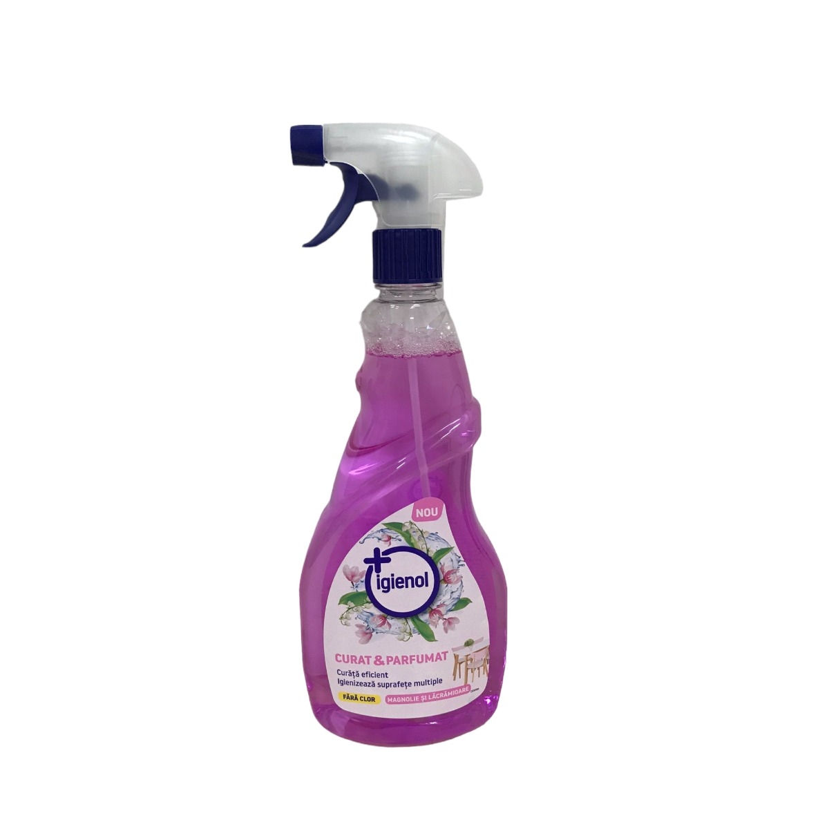 IGIENOL CURAT & PARFUMAT SOLUTIE SPRAY MAGNOLIE SI LACRAMIOARE 750ML