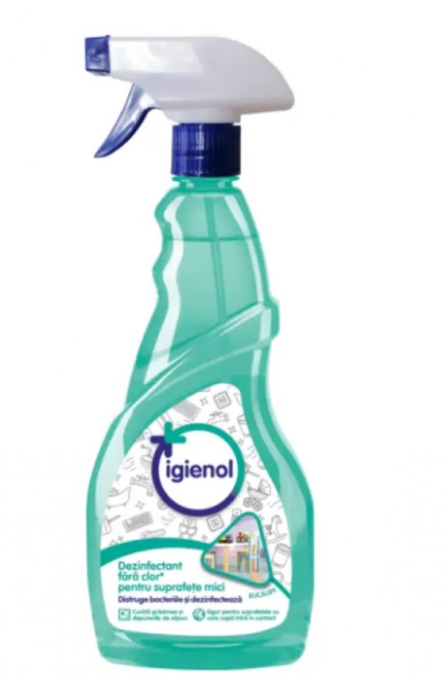 IGIENOL SOLUTIE SPRAY DEZINFECTANT SUPRAFETE EUCALIPT 750ML