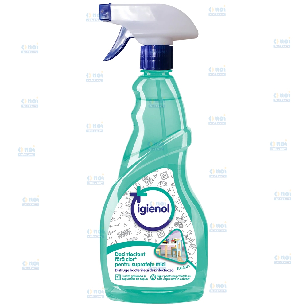 IGIENOL SOLUTIE SPRAY DEZINFECTANT SUPRAFETE EUCALIPT 750ML