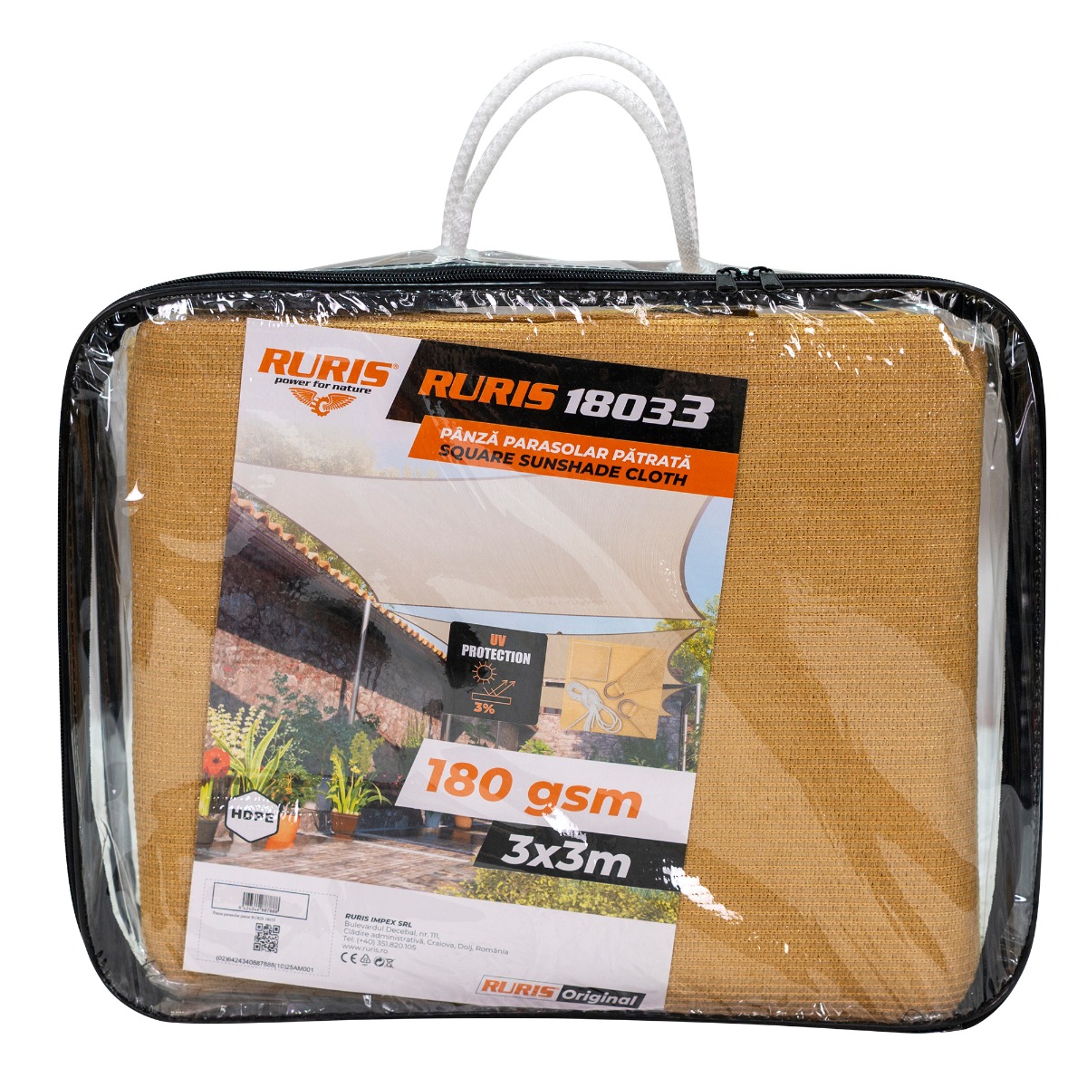 Panza Parasolar Patrat Ruris 18033