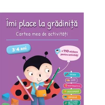 Imi place la gradinita 3-4 ani. Cartea mea de activitati - Brigitte Salinas, Francoise Kretz-Idas