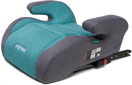 Inaltator auto 125-150, omologare R129 cu isofix , verde/gri, U-Grow