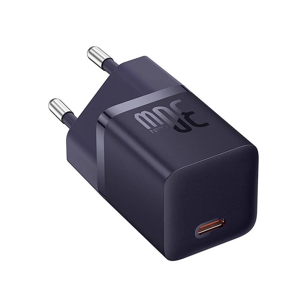 Incarcator retea Baseus GaN5 Mini, 30W, USB-C, Fast Charger Violet