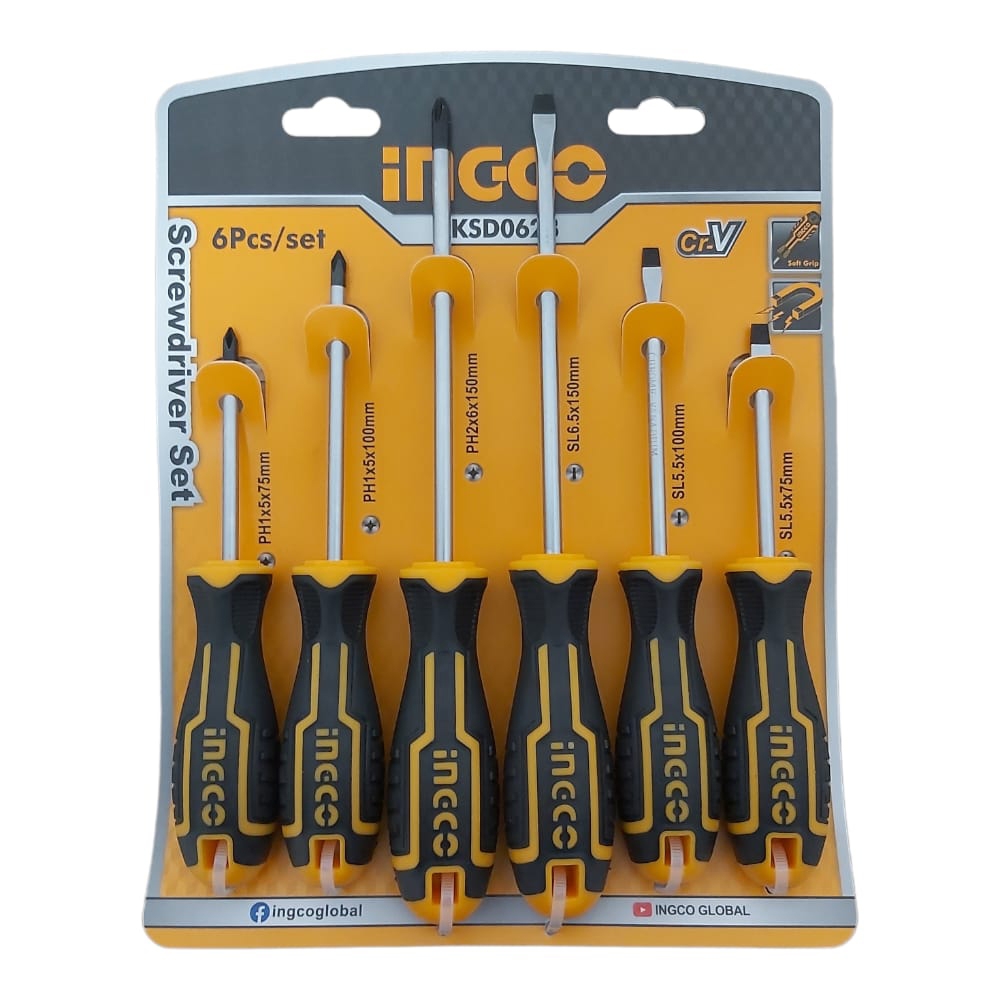 INGCO SET SURUBELNITE 6PCS HKSD0628