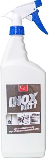 InoxNett - Solutie pentru suprafete cromate si inox - 1L