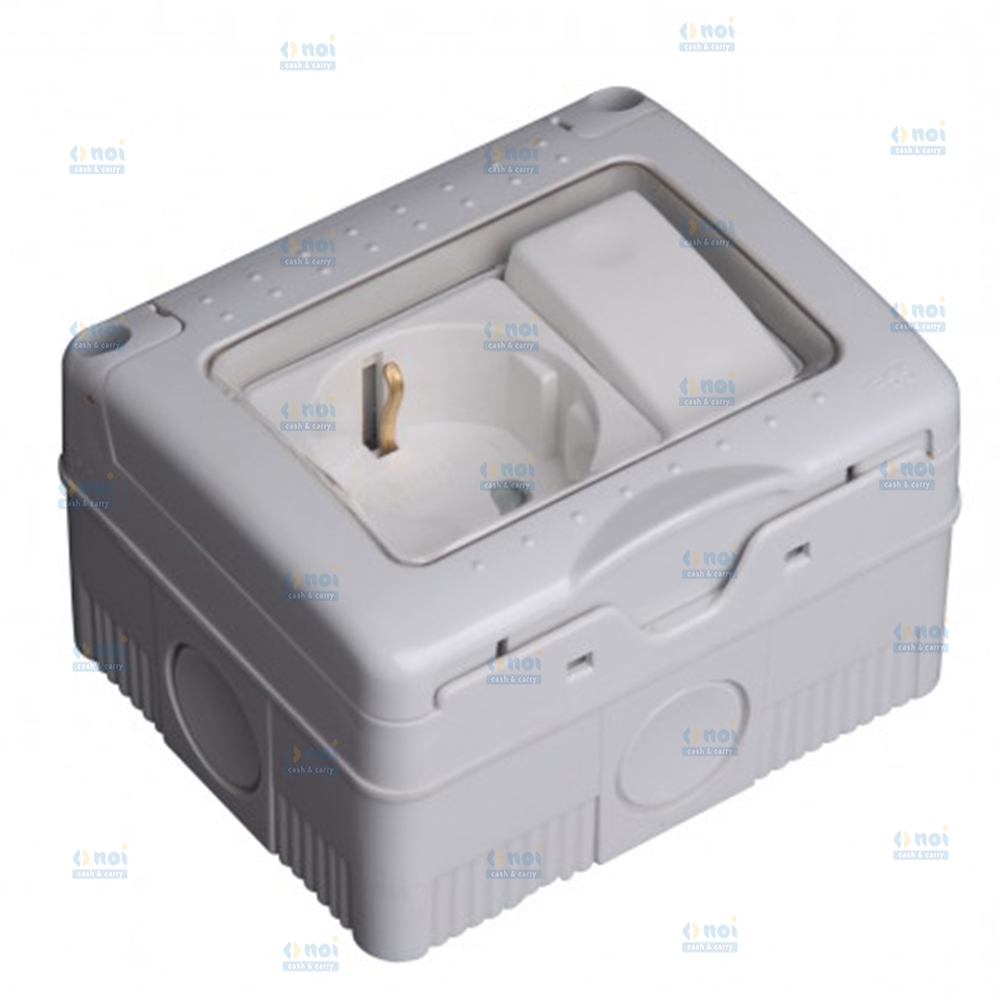 INTRERUPATOR SI PRIZA AG IP55 10A 250V SPN1309