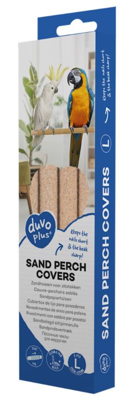 Invelis Abraziv cu Nisip pentru Bete de Colivie, L: 25 x 2 x 2 cm, 3 buc, L12796