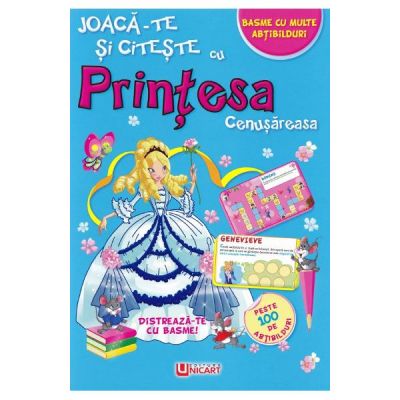 Joaca-te si citeste cu printesa Cenusareasa