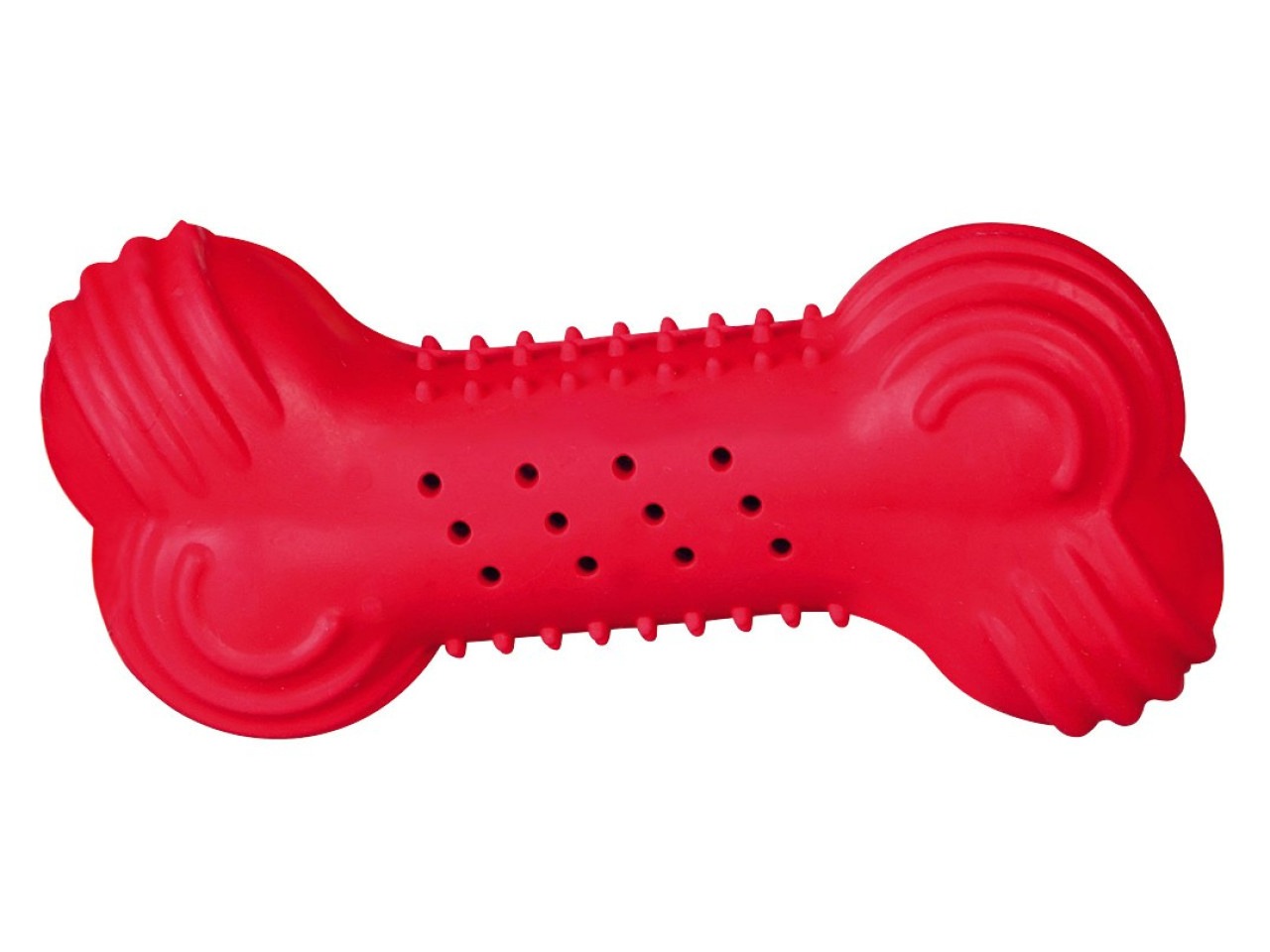 Trixie Jucarie Racoritoare Pentru Caini, Os, Cauciuc, 11 cm, 33690