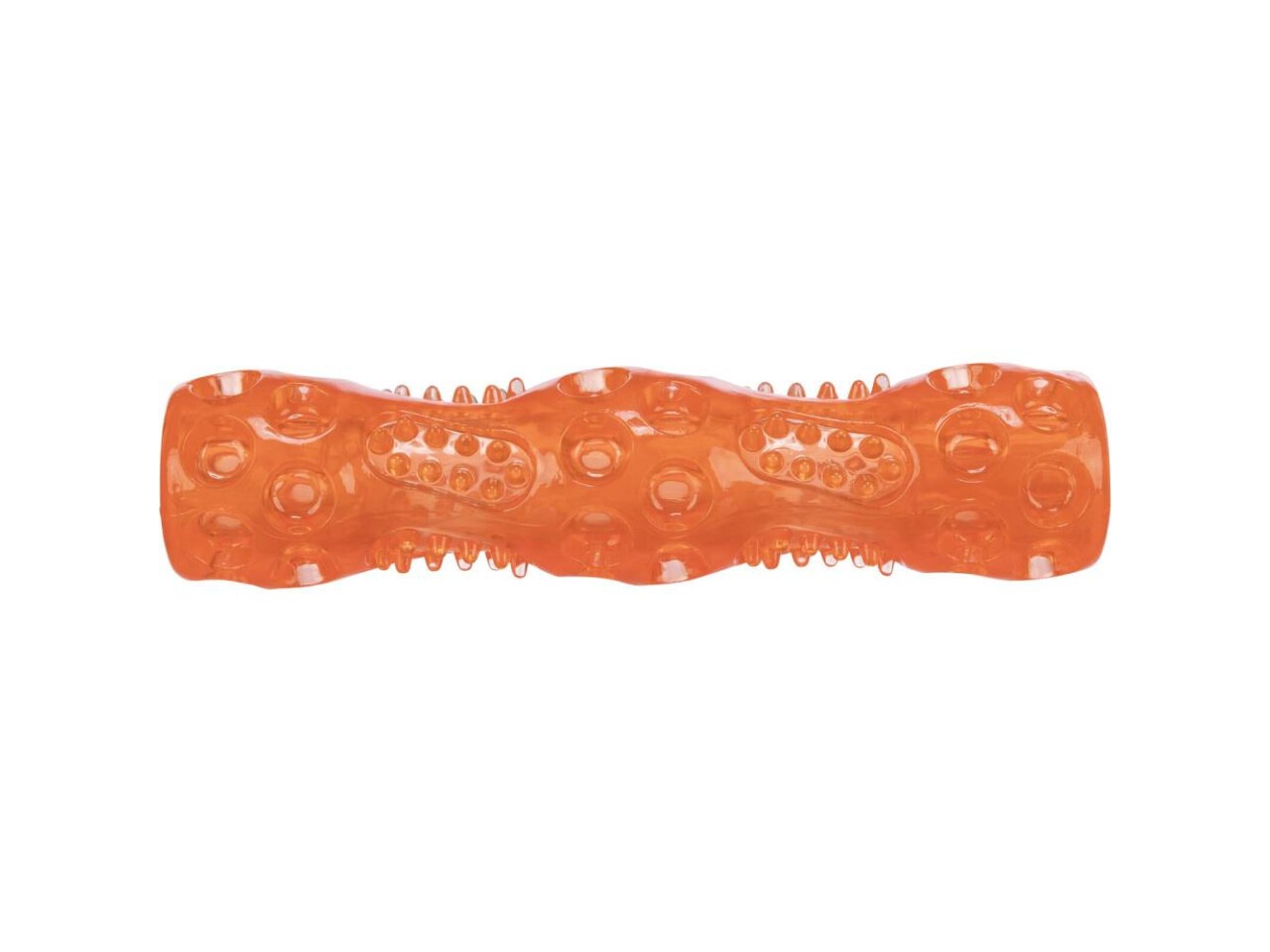 Trixie Jucarie Pentru Caini, Baston, TPR, Cu Sunet, 18 cm, Portocaliu, 33653