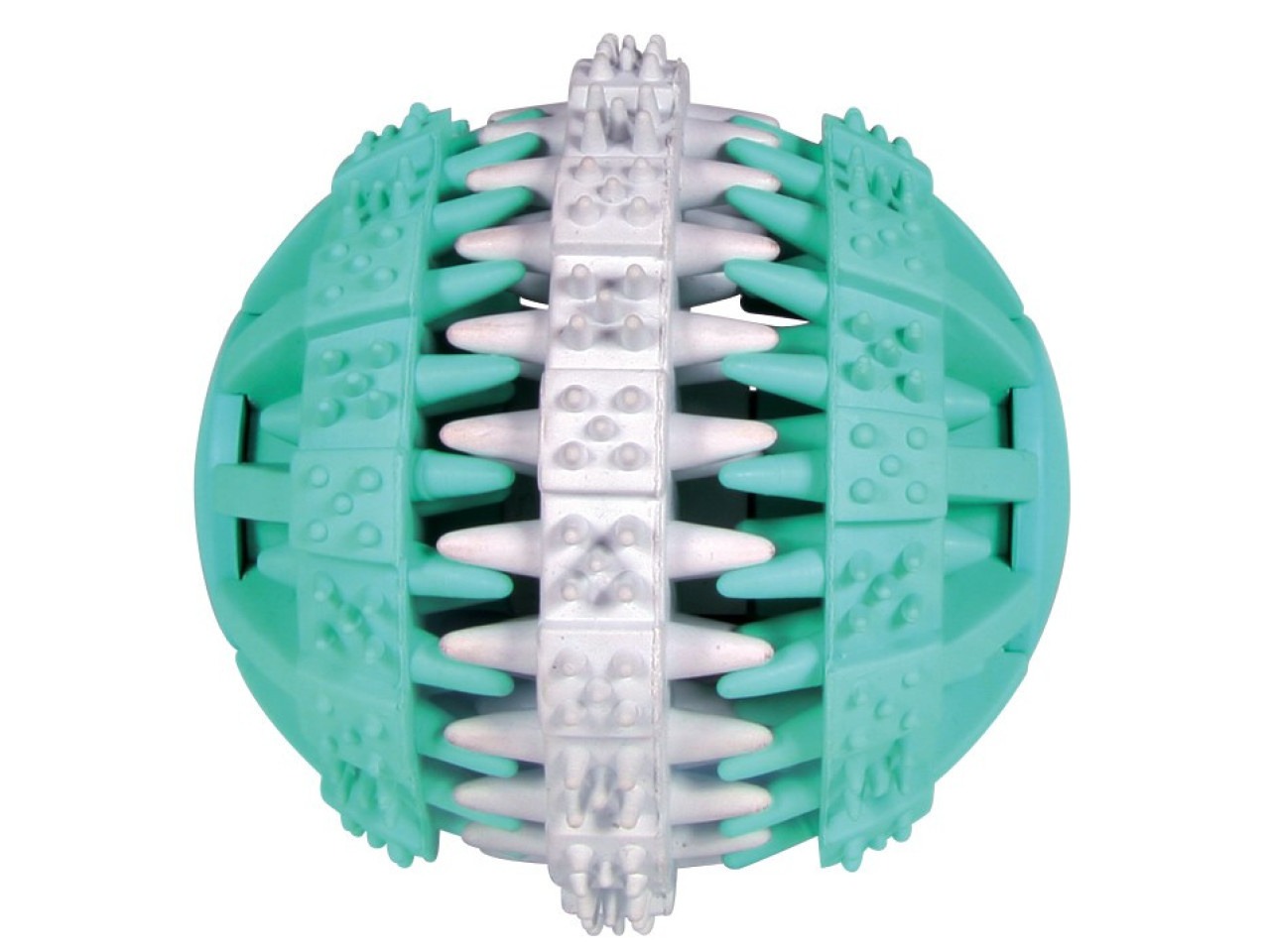 Trixie Jucarie Pentru Caini, Denta Fun, Minge, Aroma Menta, Cauciuc, 7 cm 32942