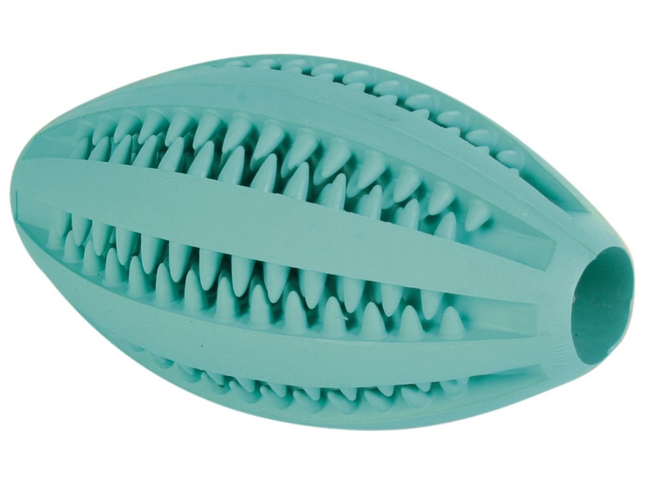 Trixie Jucarie Pentru Caini, Denta Fun, Minge Rugby, Aroma Menta, Cauciuc, 11 cm 3290