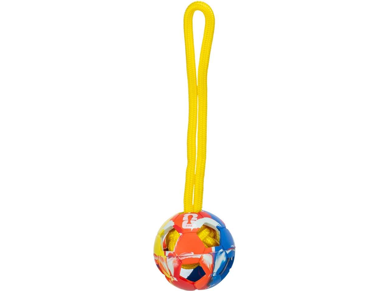 Jucarie Fifa 2026, Minge cu Franghie, 26 cm, Trixie