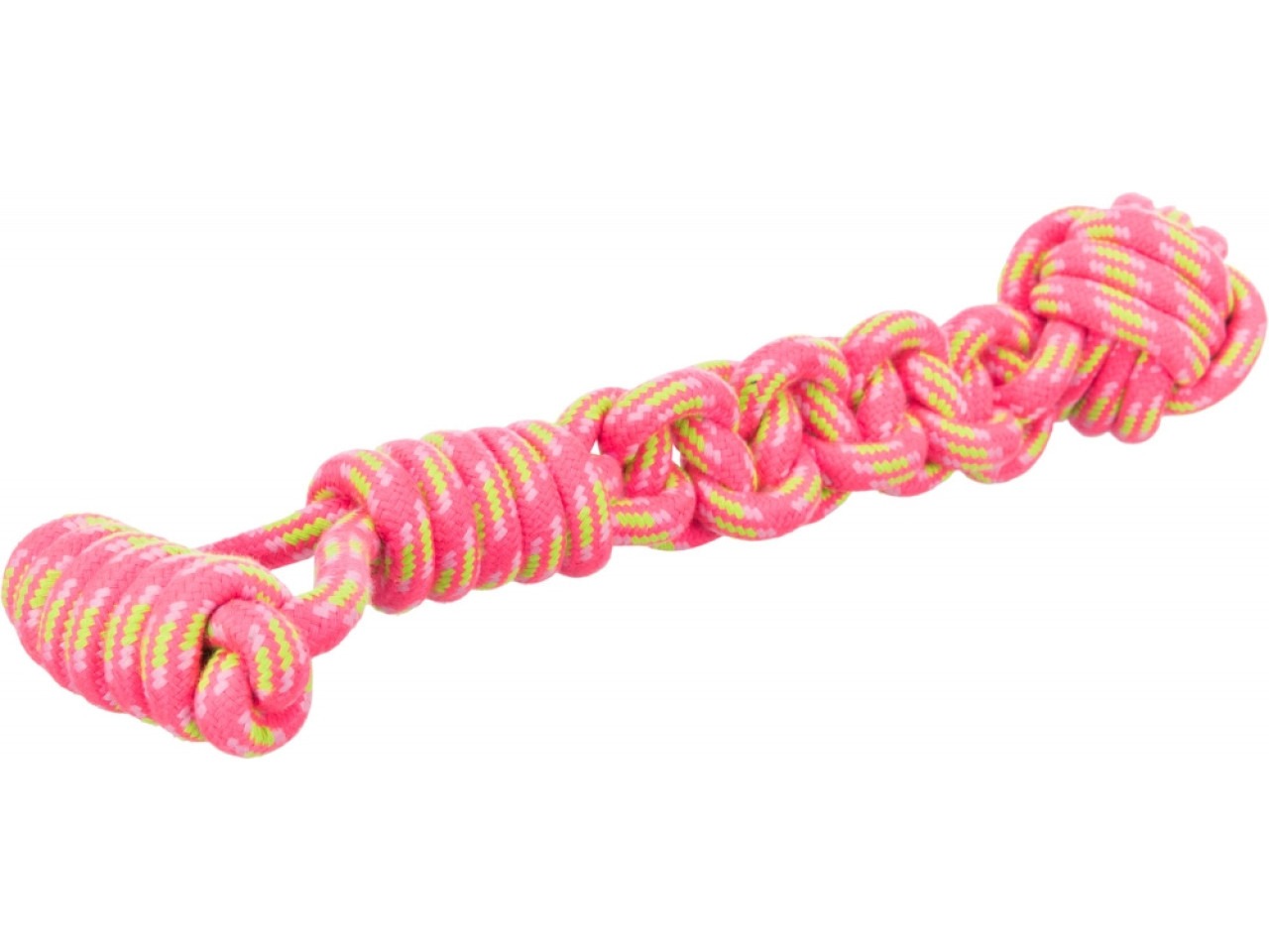 Trixie Jucarie Pentru Caini, Sfoara Cu Minge Nod, 8/38 cm, Diverse Culori, 35697